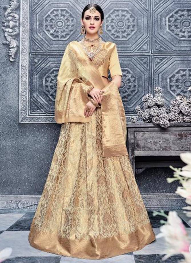 RAJTEX KANIKA KAPOOR Fancy Designer Festive Wear Banarasi Silk Lehenga Choli Latest Collection